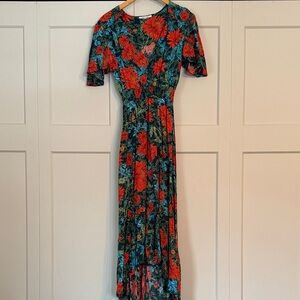 Anthro Floral Print Dress